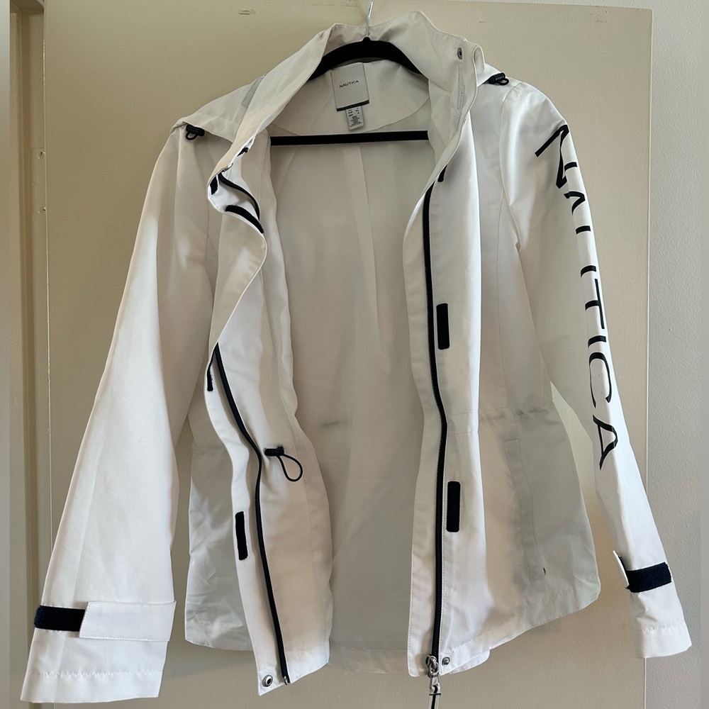 Nautica rain jacket, worn once, excellent condition